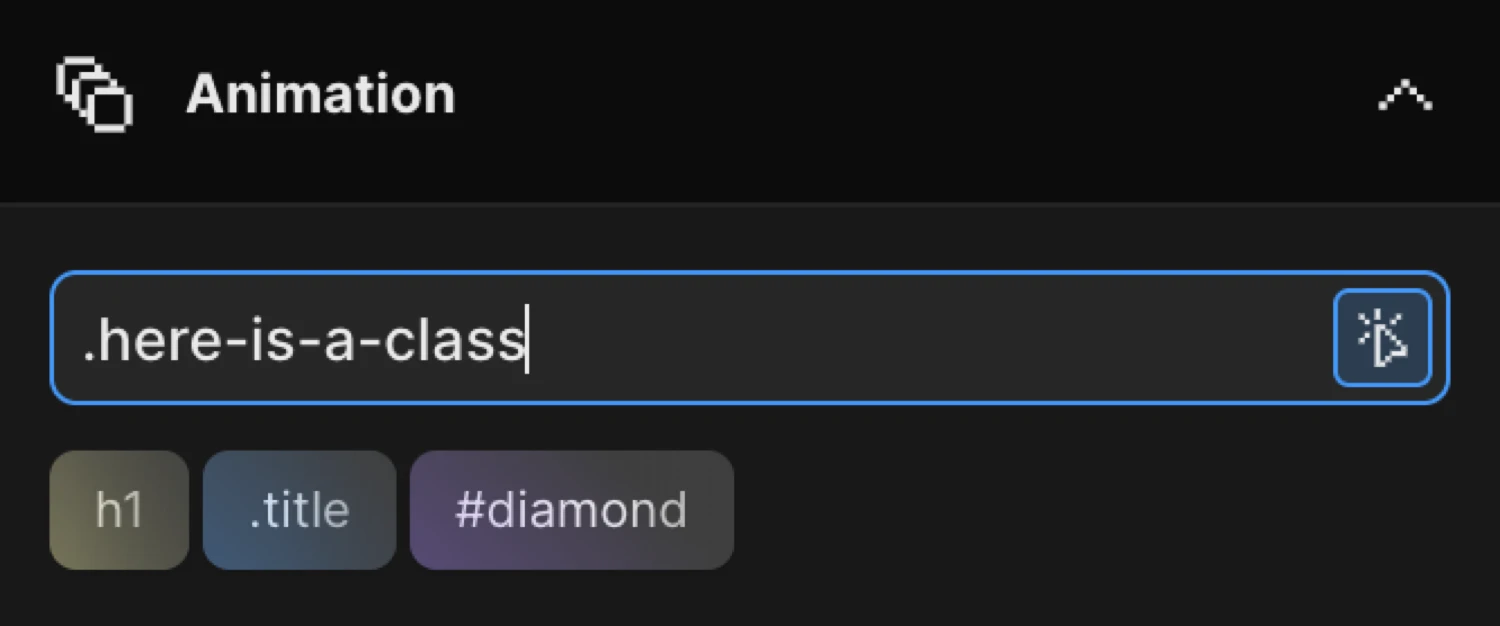 Multiple selector badges