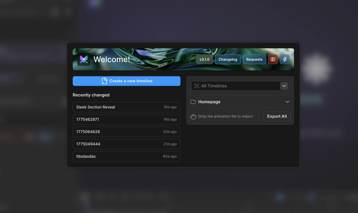 Opening the Builder — WordPress button and Desktop Dashboard